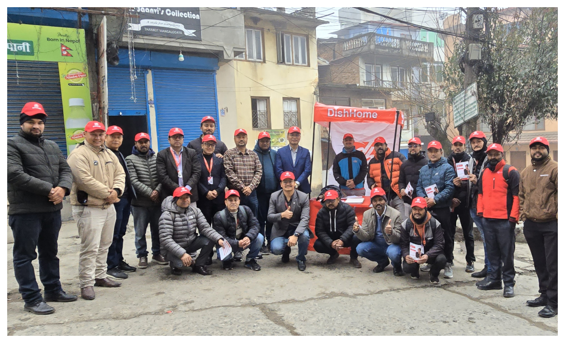 डिसहोम इन्टरनेटको ‘सर्भिस अन डुअर’ अभियान सुरुवात