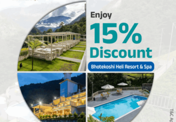 ज्योति विकास बैंकका ग्राहकलाई ‘भोटेकोसी हेली रिसोर्ट एन्ड स्पा लिमिटेड’मा विशेष छुट सुविधा