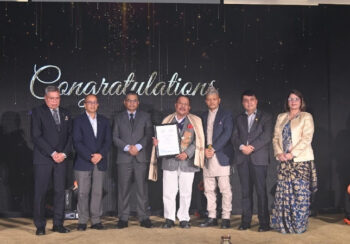 कर्पोरेट एक्सिलेन्सअन्तर्गत उत्कृष्ट नेतृत्वका रुपमा मिन बहादुर गुरुङ र प्रमिला आचार्य सम्मानित