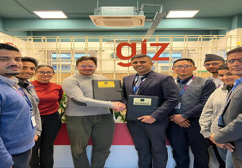 नेपाल एसबिआई बैंक र जीआईजेट नेपालबीच हरित यातायात प्रवर्द्धनका लागि सम्झौता