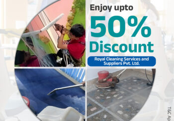 ज्योति विकास बैंकका ग्राहकहरुलाई Royal Cleaning Services and Suppliersमा विशेष छुट