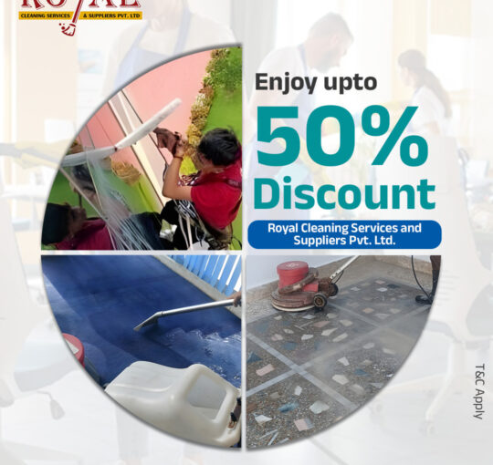 ज्योति विकास बैंकका ग्राहकहरुलाई Royal Cleaning Services and Suppliersमा विशेष छुट