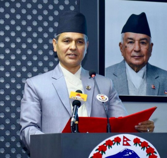 सरकारले अभिभारा पूरा गरेको छ, निर्वाचित जनप्रतिनिधिलाई जिम्मेवारी हस्तान्तरण गर्न आतुर छौँः गृहमन्त्री अर्याल