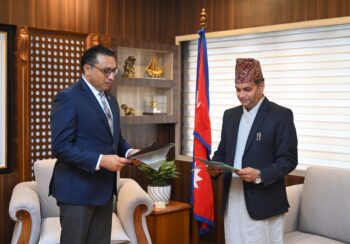 सेबोन अध्यक्ष भट्टद्वारा पदभार ग्रहण