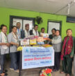 हिमालयन लाइफद्वारा आश्रमलाई खाद्यान्न सहयोग